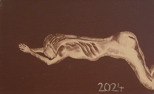 THE BACK 4 / 34 by Peter Plavcan, Painting for Sale on Singulart