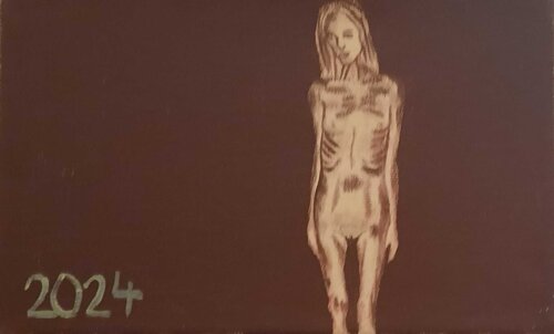 SMALL STANDING ACT 20 / 34 by Peter Plavcan, Painting for Sale on Singulart