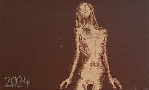 SMALL STANDING ACT 21 / 34 by Peter Plavcan, Painting for Sale on Singulart