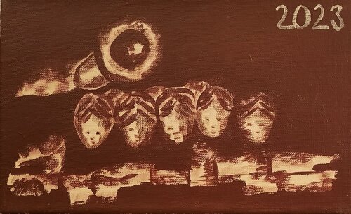 Victims by Peter Plavcan, Painting for Sale on Singulart