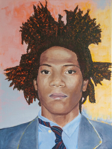 Jean-Michel Basquiat par Stefanie Busche, Peinture en vente sur Singulart