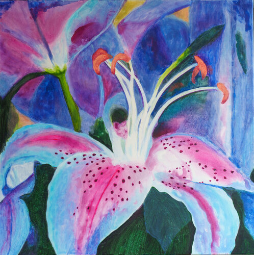 Lily Dreams by Stefanie Busche, Painting for Sale on Singulart
