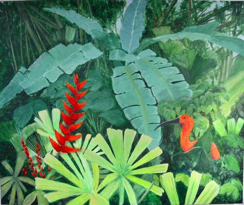 Tropical Pulse by Stefanie Busche, Painting for Sale on Singulart