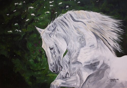 Wildes Andalusien de Stefanie Angelkorte, Pintura a la venta en Singulart