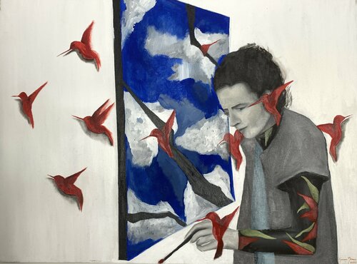 La magia de Leonora by Gamaleil Neaves, Painting for Sale on Singulart