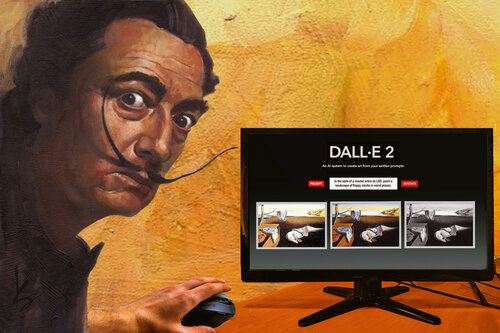 DALI’S SECRET SAUCE 30X40 by Chris Fox Gilson, Digital for Sale on Singulart