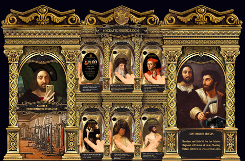 Socraticfriends.com 27x40 (LED Backlighting) by Chris Fox Gilson, Digital for Sale on Singulart