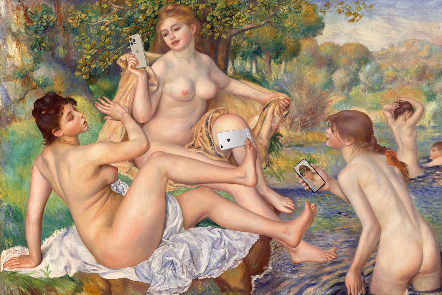 SELFIES POND 30x40 Chris Fox Gilson