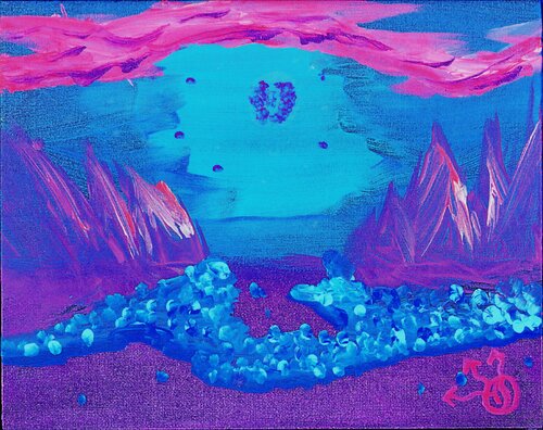 Frozen forests van Aloysius Candide, Schilderij te koop op Singulart