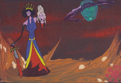 The Victorious Queen van Aloysius Candide, Schilderij te koop op Singulart