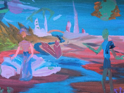 A Sunday on Tar'ter by Aloysius Candide, Painting for Sale on Singulart