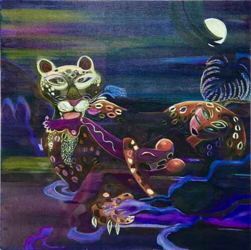 "Minuit" von Laurence LEJAY, Malerei kaufen auf Singulart