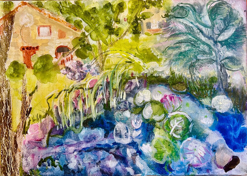 La mare aux diables von Laurence LEJAY, Malerei kaufen auf Singulart