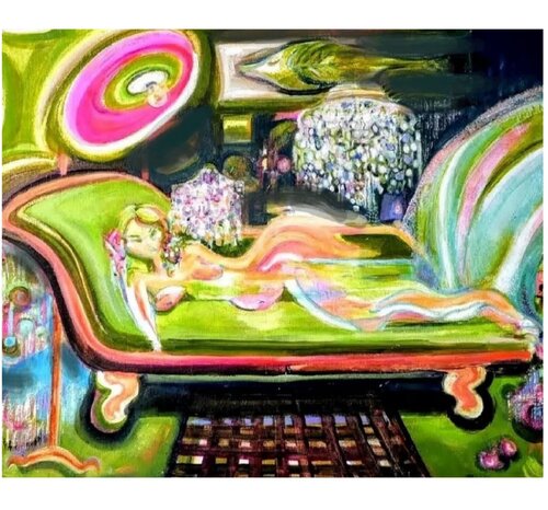 Odalisque von Laurence LEJAY, Malerei kaufen auf Singulart