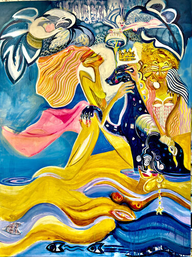 Les roses ont des épines von Laurence LEJAY, Malerei kaufen auf Singulart