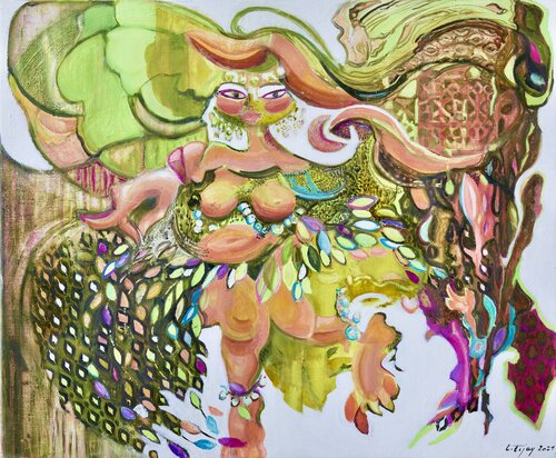 Du ventre de la terre by Laurence LEJAY, 絵画 for Sale on Singulart