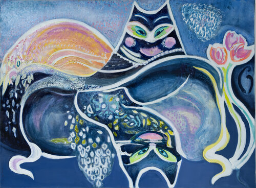 D'écarts en palace de Laurence LEJAY, Pintura a la venta en Singulart