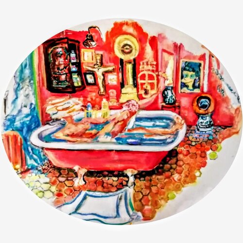 atmosphère salle de bain by Laurence LEJAY, Painting for Sale on Singulart