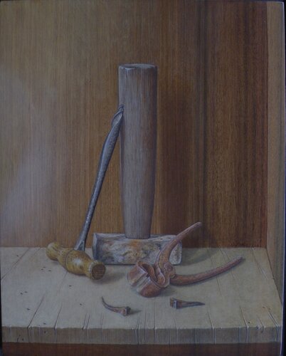 mes outils van stéphane morlais, Schilderij te koop op Singulart