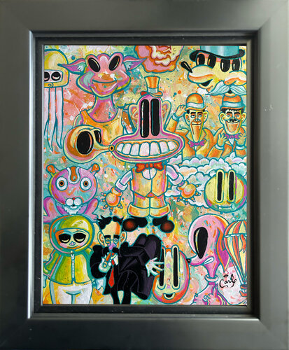 George the Salesman van Carl Lozada, Schilderij te koop op Singulart