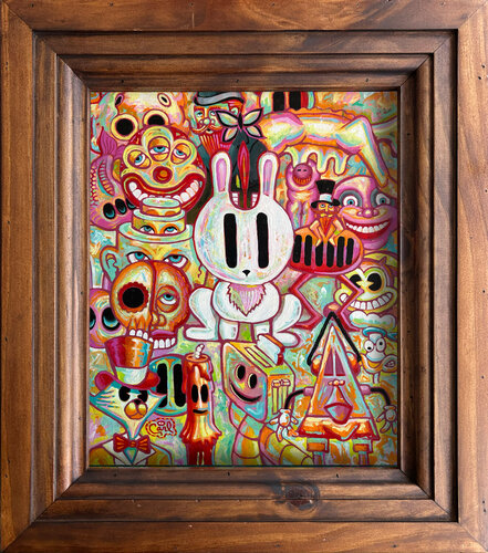 Evil Bunny di Carl Lozada, Pittura in vendita su Singulart