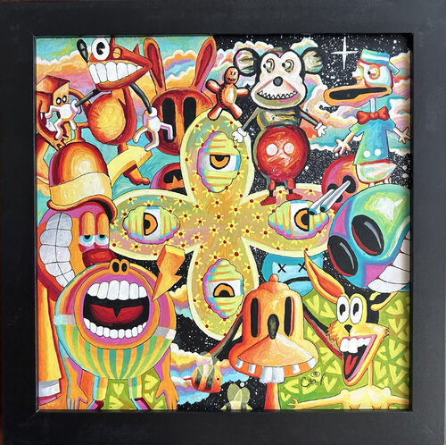 4 Eyes von Carl Lozada, Malerei kaufen auf Singulart