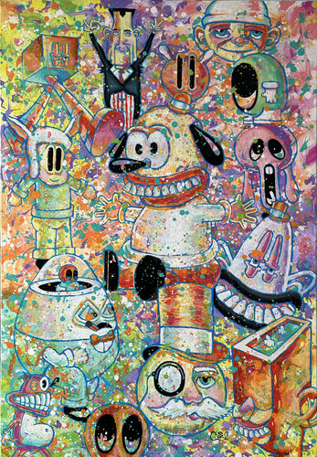 The Little Clown van Carl Lozada, Schilderij te koop op Singulart