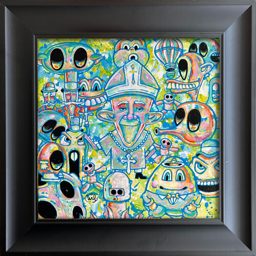 Mini Pope von Carl Lozada, Malerei kaufen auf Singulart