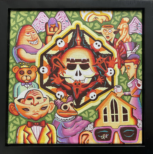 Dancing with Demons von Carl Lozada, Malerei kaufen auf Singulart