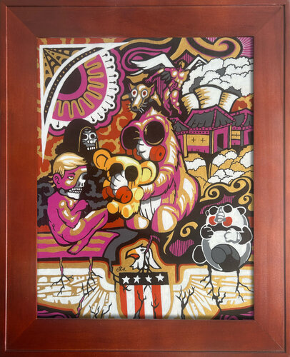 Fractured van Carl Lozada, Schilderij te koop op Singulart