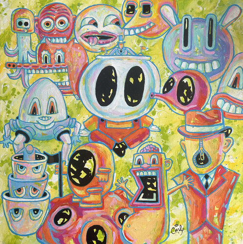 Power Grab von Carl Lozada, Malerei kaufen auf Singulart