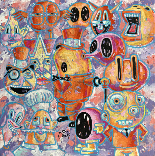 Peanut Man von Carl Lozada, Malerei kaufen auf Singulart