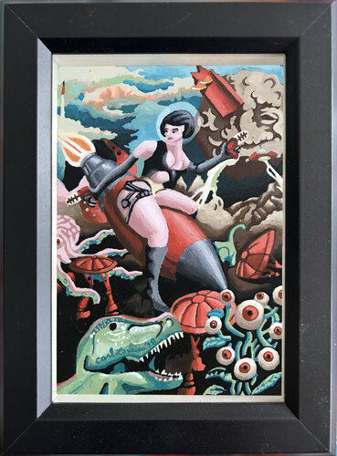 Rocket Woman von Carl Lozada, Malerei kaufen auf Singulart
