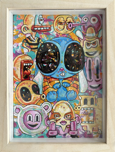 Mini Baby Bunny di Carl Lozada, Pittura in vendita su Singulart