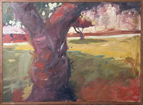 Purple Tree di Carl Lozada, Pittura in vendita su Singulart