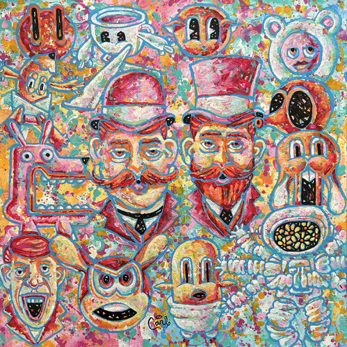 Mr. and Mr. Smith by Carl Lozada, Painting for Sale on Singulart