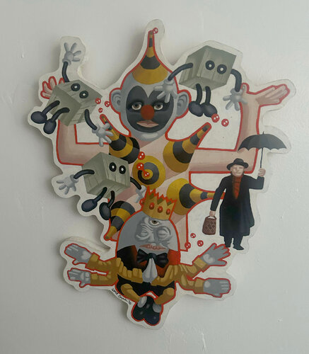 Buddha Clown von Carl Lozada, Malerei kaufen auf Singulart