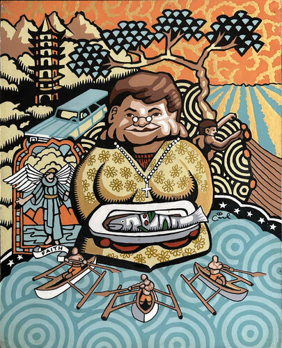 Home di Carl Lozada, Pittura in vendita su Singulart