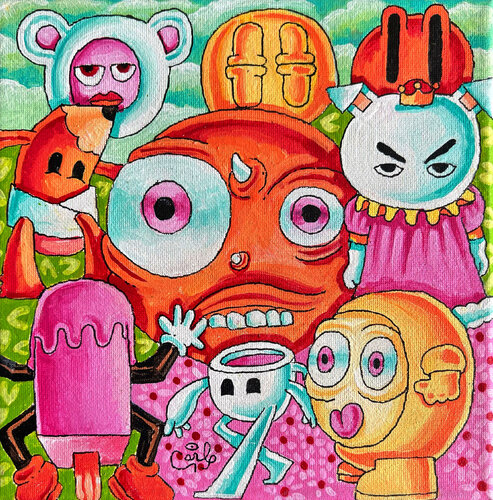 Big Eye Mini di Carl Lozada, Pittura in vendita su Singulart