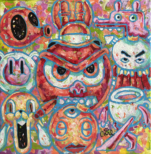 Mean Boss von Carl Lozada, Malerei kaufen auf Singulart