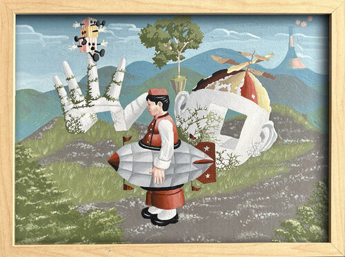 Adventures of Blimpboy von Carl Lozada, Malerei kaufen auf Singulart