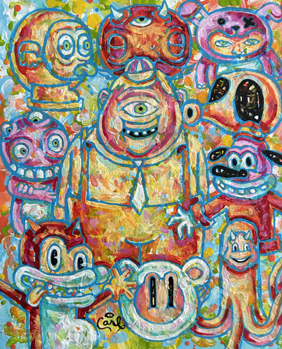 Tweedledum by Carl Lozada, Painting for Sale on Singulart