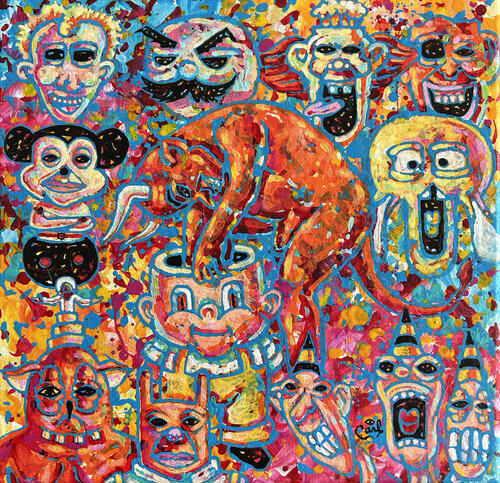 Exercising My Demons von Carl Lozada, Malerei kaufen auf Singulart