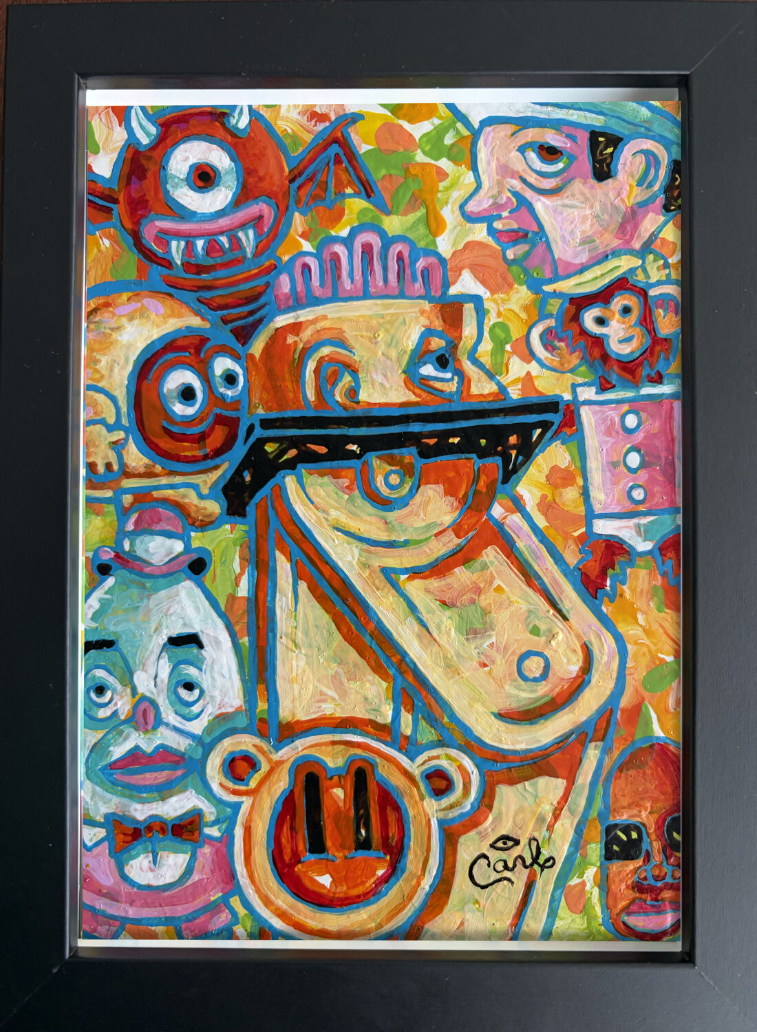 The Machine Carl Lozada Original painting for sale