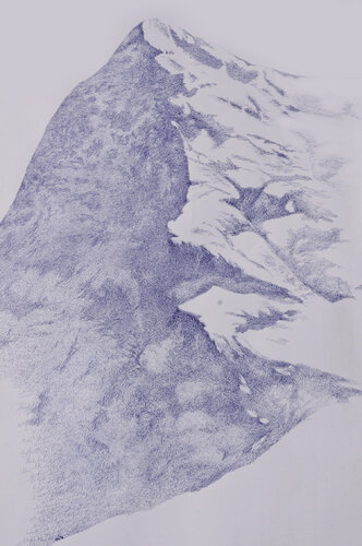 Là-haut sur la montagne II von -- DEYRMON, Zeichnungen kaufen auf Singulart