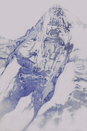 Là-haut sur la montagne III von -- DEYRMON, Zeichnungen kaufen auf Singulart