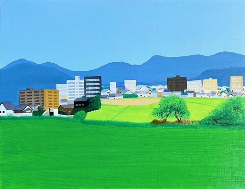 My mother’s favorite scenery,daytime van Ryohei Kubo, Schilderij te koop op Singulart