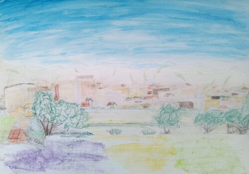 landscape di Ryohei Kubo, Pittura in vendita su Singulart