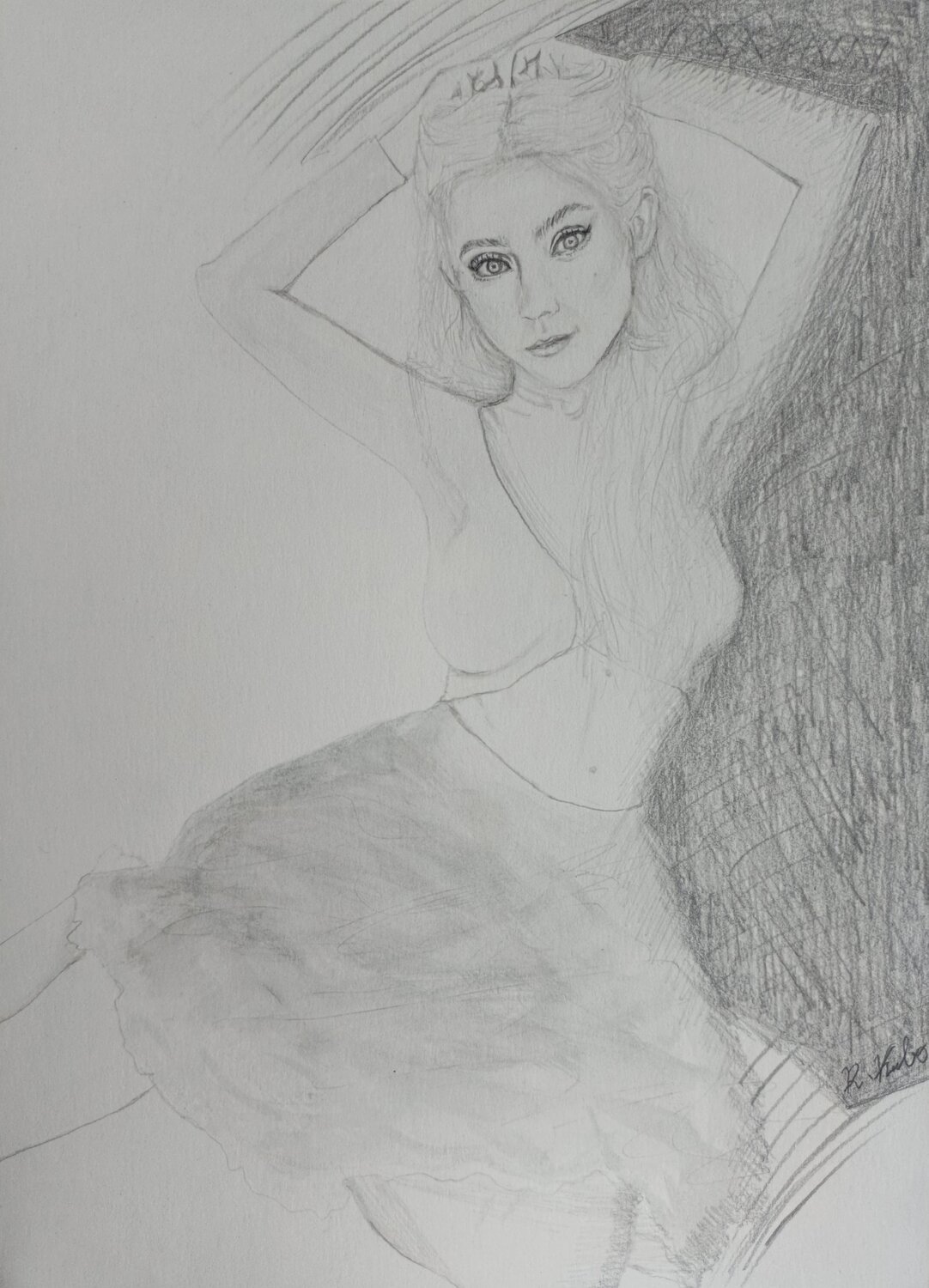 portrait♡ Ryohei Kubo Original painting for sale
