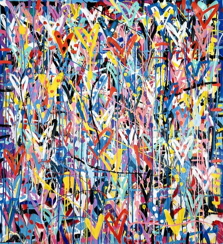 Under Stars van Mercedes Lagunas, Schilderij te koop op Singulart